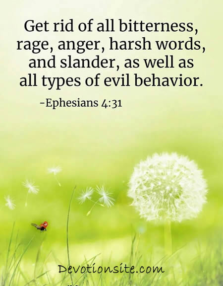 Daily Bible Verse:- Ephesians 4:31